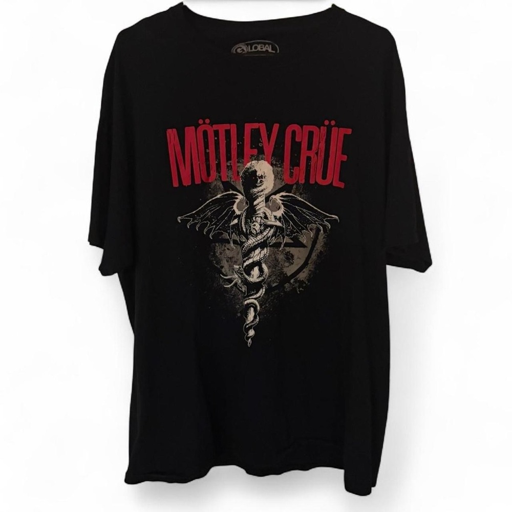 Motley Crue Red and Black T-shirt